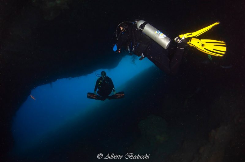 Divers Underwater in Dahab Diving